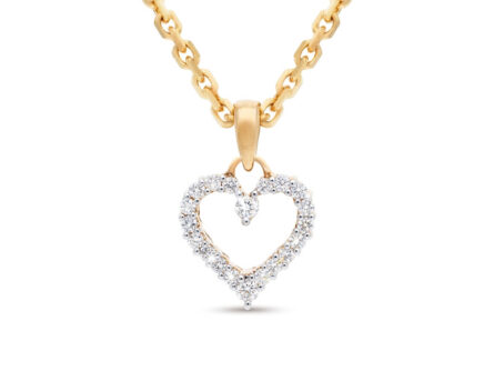 Kullast ripats teemantidega 0,25 ct. Kood: 99una