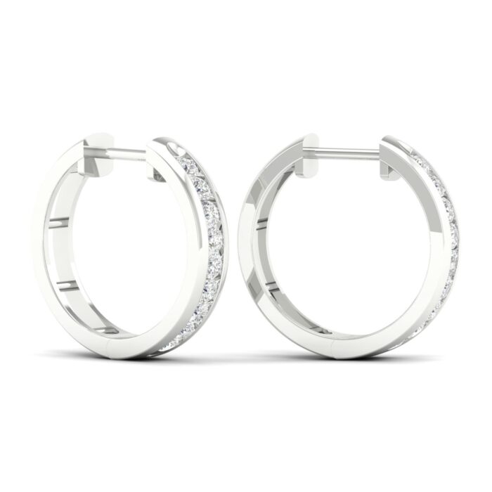 Kullast kõrvarõngad teemantidega 0,50 ct. Kood: 95hka - Image 5