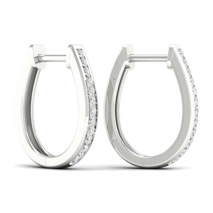 Kullast kõrvarõngad teemantidega 0,50 ct. Kood: 96hka - Image 4