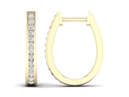 Gold earrings with diamonds 0,50 ct. Code: 144hm