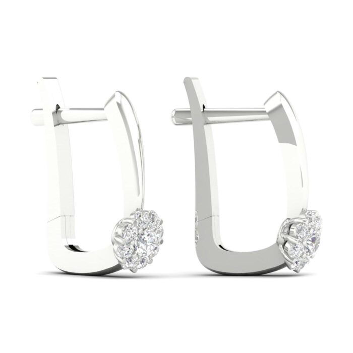 Kullast kõrvarõngad teemantidega 0,33 ct. Kood: 67hka - Image 2