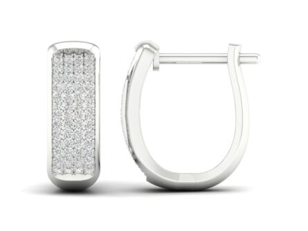 Gold earrings with 0,33 ct diamonds. Code: 156hm