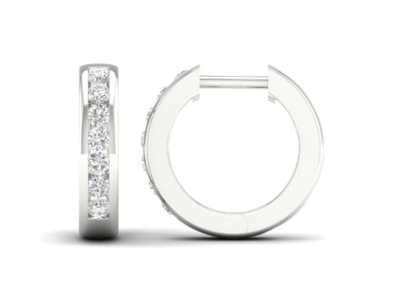 Kullast kõrvarõngad teemantidega 0,50 ct. Kood: 9hkc