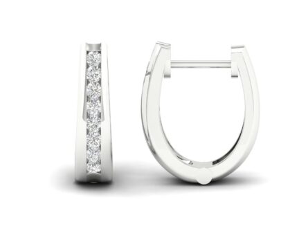 Kullast kõrvarõngad teemantidega 0,25 ct. Kood: 17hkc, 84hka