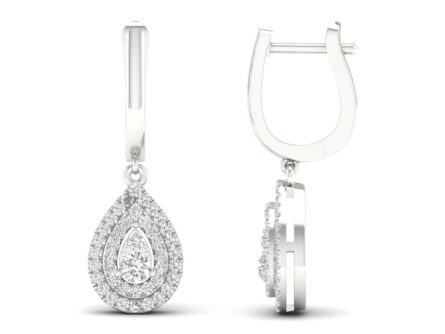 Kullast kõrvarõngad teemantidega 0,33 ct. Kood: 15hkc, 86hka