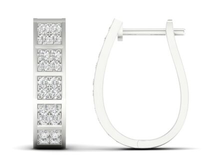 Gold earrings with diamonds 0,50 ct. Code: 53hf