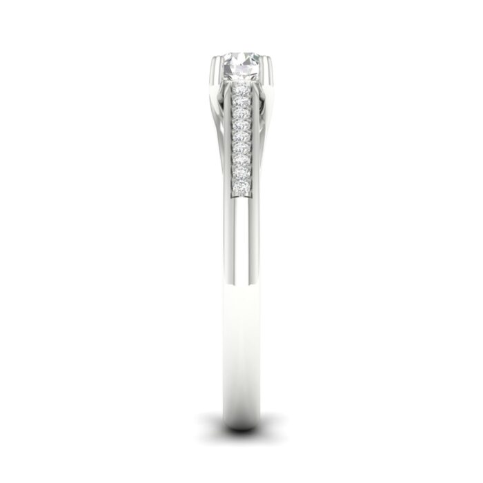 Kullast sõrmus teemantidega 0,27 ct. Kood: 63hkb - Image 2