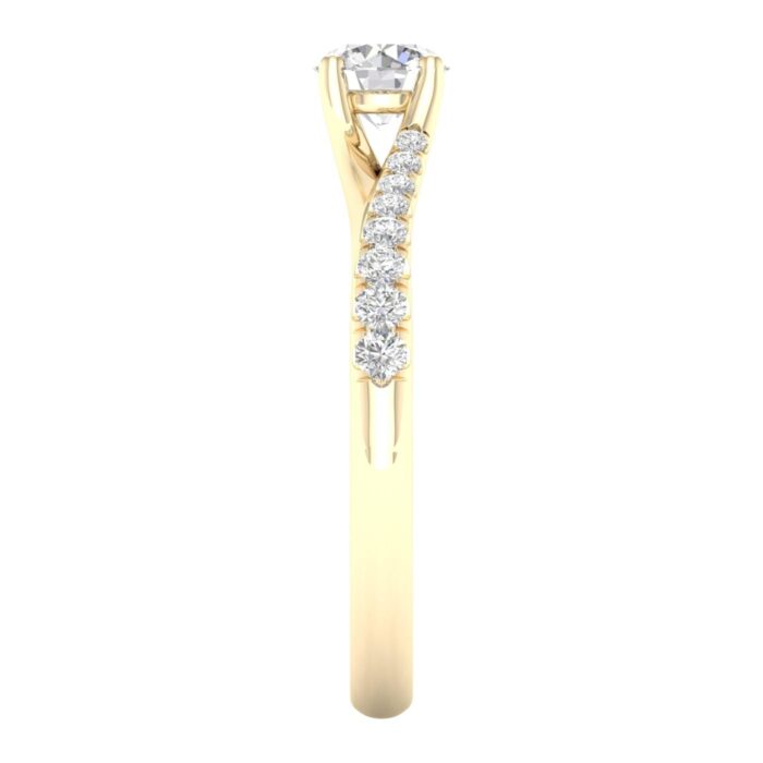 Kullast sõrmus teemantidega 0,50 ct. Kood: 58hkb,46hh - Image 7