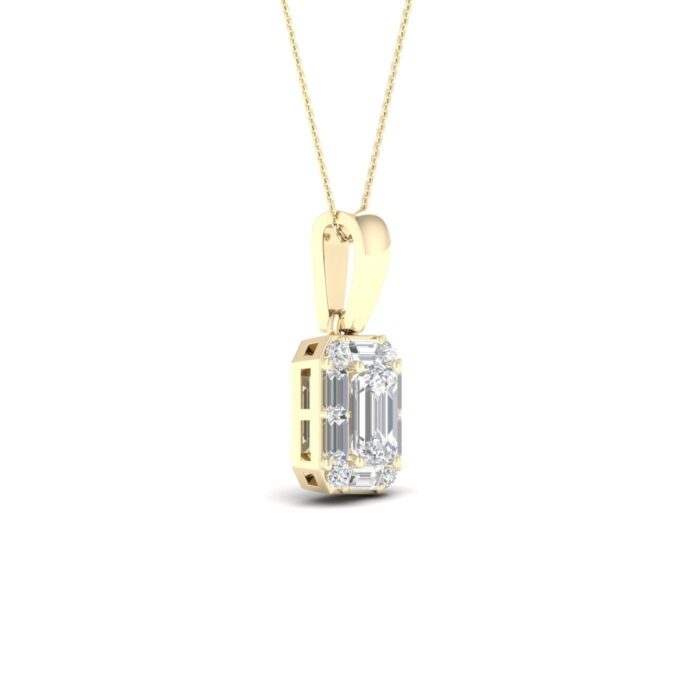 Kullast ripats teemantidega 0,12 ct. Kood: 112hm - Image 2