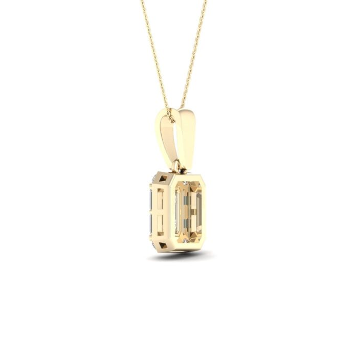 Kullast ripats teemantidega 0,12 ct. Kood: 112hm - Image 3