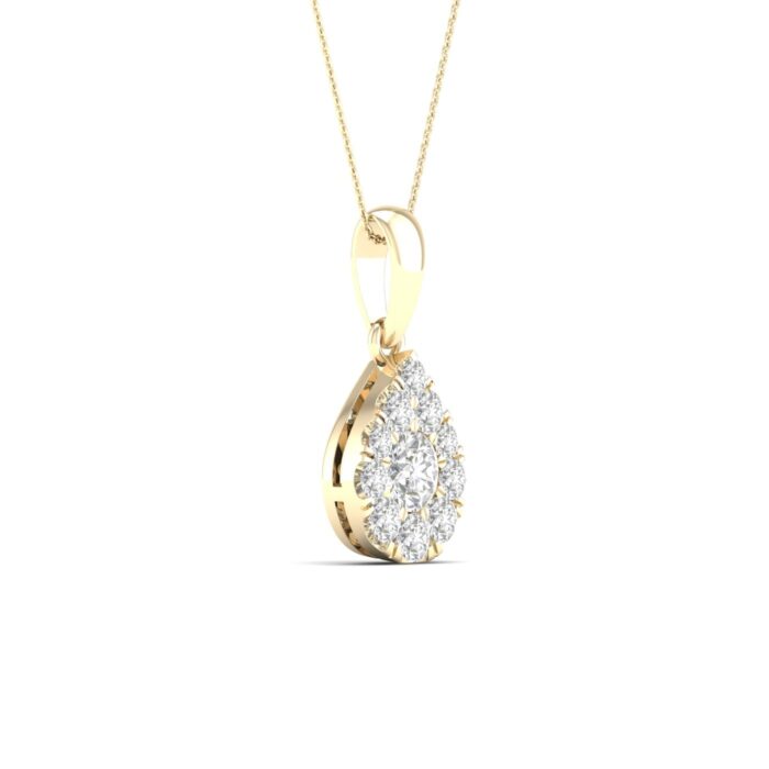 Kullast ripats teemantidega 1,00 ct. Kood: 131hka - Image 3