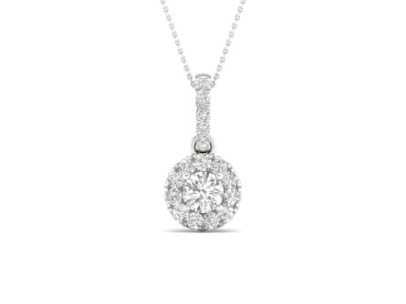 Kullast ripats teemantidega 0,50 ct. Kood: 197hkc