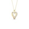 Kullast ripats teemantidega 0,25 ct. Kood: 244hkc