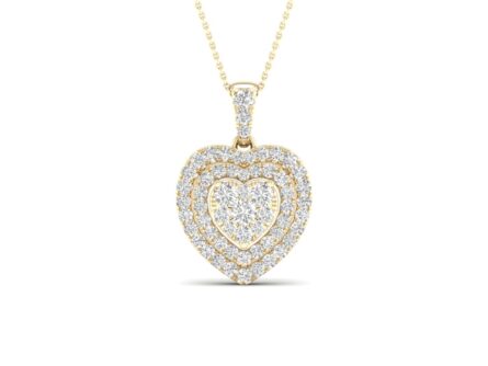 Gold pendant with diamonds 0,50 ct. Code: 171hka