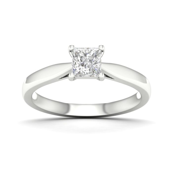 Kuldsõrmus teemantiga 0,35 ct. Kood: 60hkb,4hc