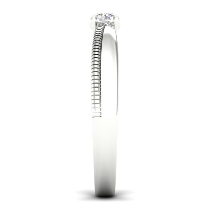 Kullast sõrmus teemantiga 0,25 ct. Kood: 81hb - Image 3