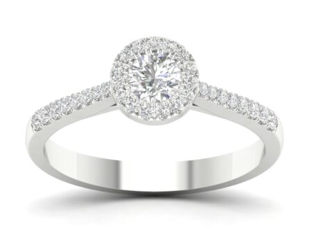 Kullast sõrmus teemantidega 0,40 ct. Kood: 49hh