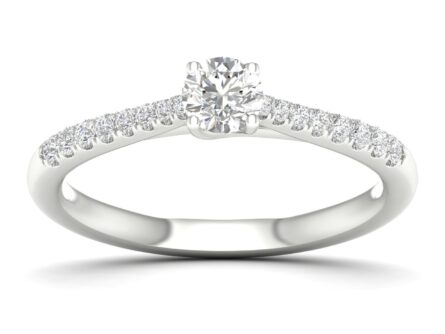 Gold ring with diamonds 0,33 ct. Code: 36hh, 63hc