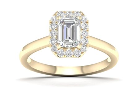 Kullast sõrmus teemantidega 0,90 ct. Kood: 131hm,51hh