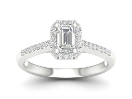 Kullast sõrmus teemantidega 0,75 ct. Kood: 49hkb