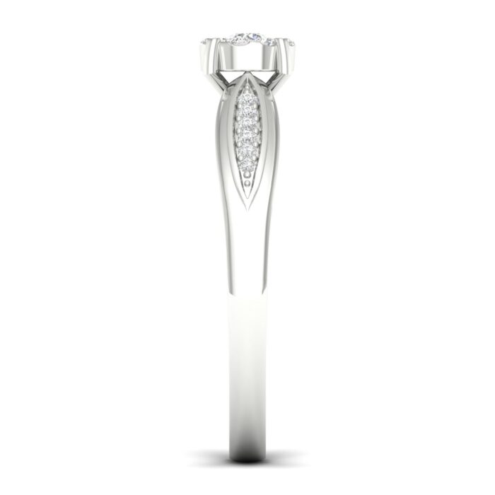 Kullast sõrmus teemantidega 0,15 ct. Kood: 29hkb - Image 3