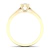 Kullast sõrmus teemantidega 0,15 ct. Kood: 257hkc