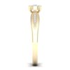Kullast sõrmus teemantidega 0,15 ct. Kood: 257hkc