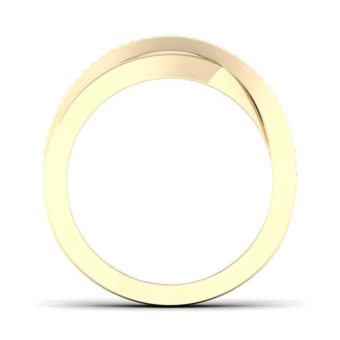 Kullast sõrmus teemantidega 0,17 ct. Kood: 6hkb, 2hf, 2hh - Image 3