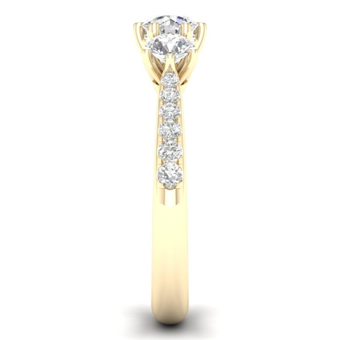 Kullast sõrmus teemantidega 0,40 ct. Kood: 16hkb,38hh,65hc - Image 3