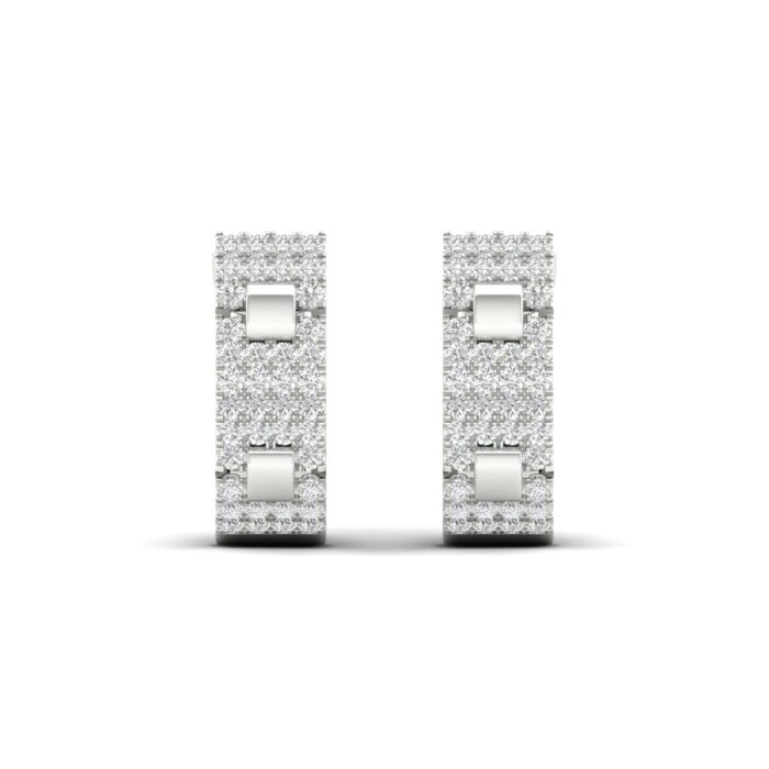 Kullast kõrvarõngad teemantidega 0,25 ct. Kood: 63hka - Image 3