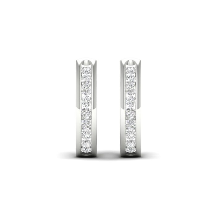 Kullast kõrvarõngad teemantidega 0,50 ct. Kood: 95hka - Image 4