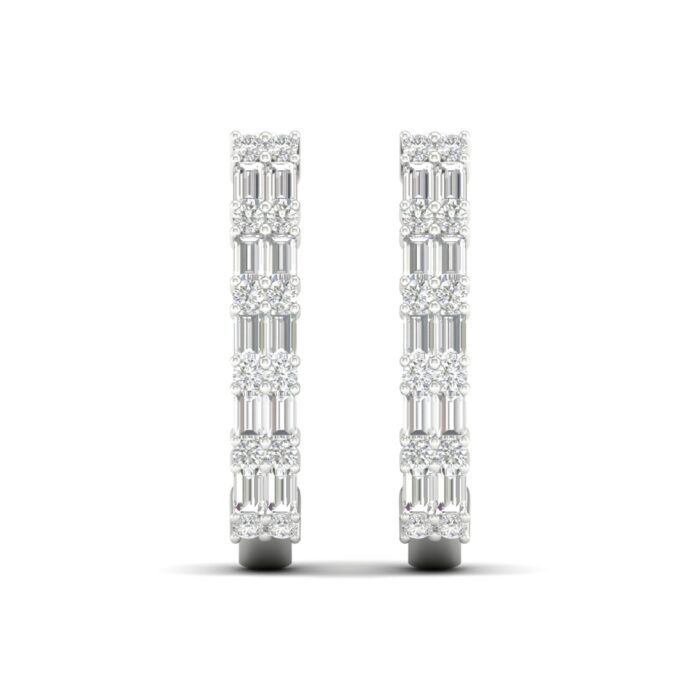 Kullast kõrvarõngad teemantidega 0,50 ct. Kood: 55HF - Image 3