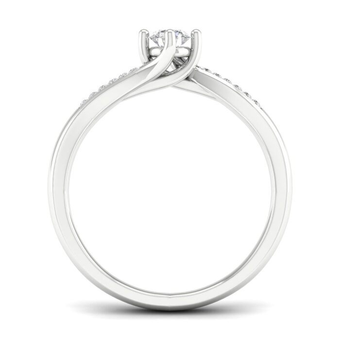 Kullast sõrmus teemantidega 0,23 ct. Kood: 65hkb,61hc - Image 4