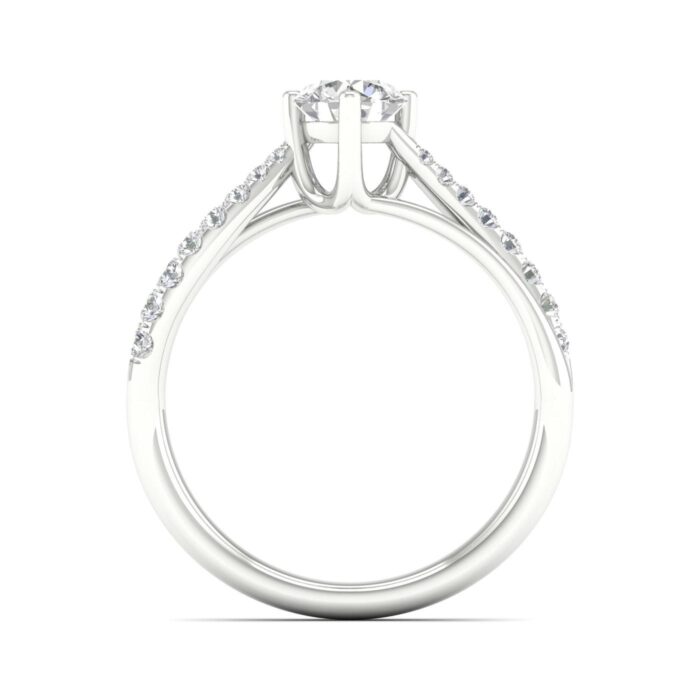 Kullast sõrmus teemantidega 0,50 ct. Kood: 59hkb,47hh - Image 4