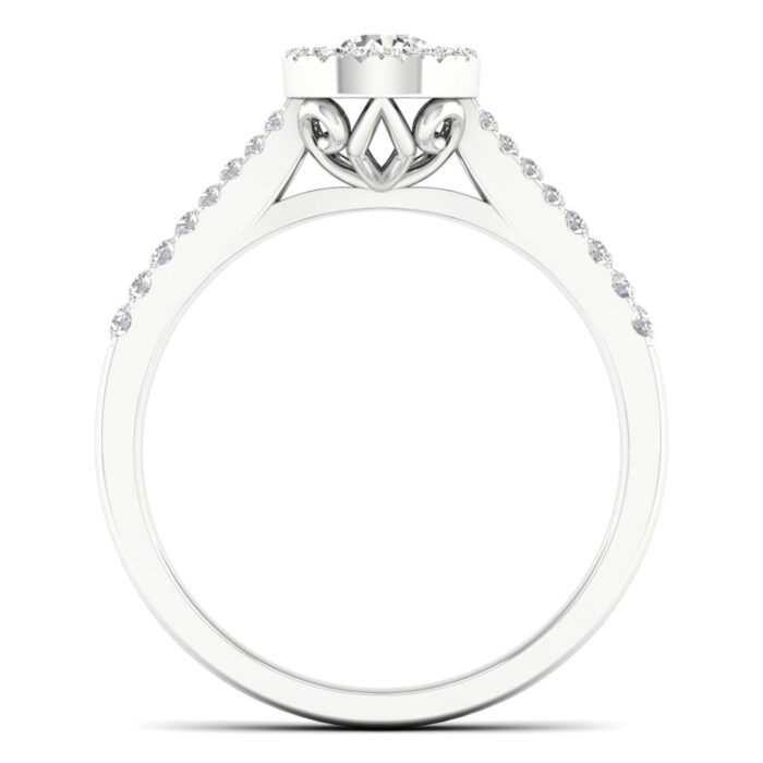 Kullast sõrmus teemantidega 0,40 ct. Kood: 49hh - Image 3