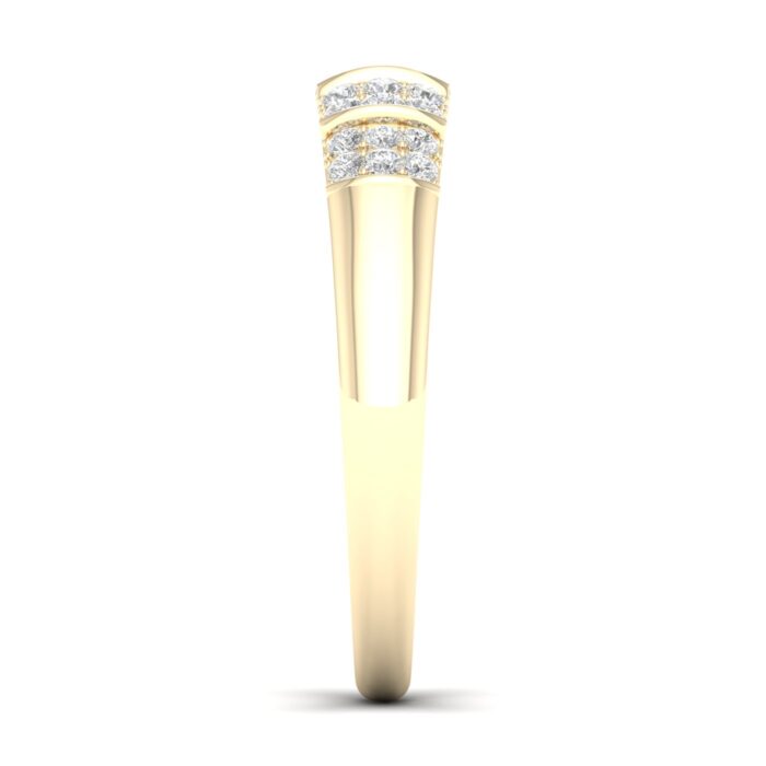 Kullast sõrmus teemantidega 0,25 ct. Kood: 24hkb,24hh - Image 3