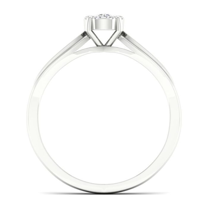 Kullast sõrmus teemantidega 0,15 ct. Kood: 29hkb - Image 4