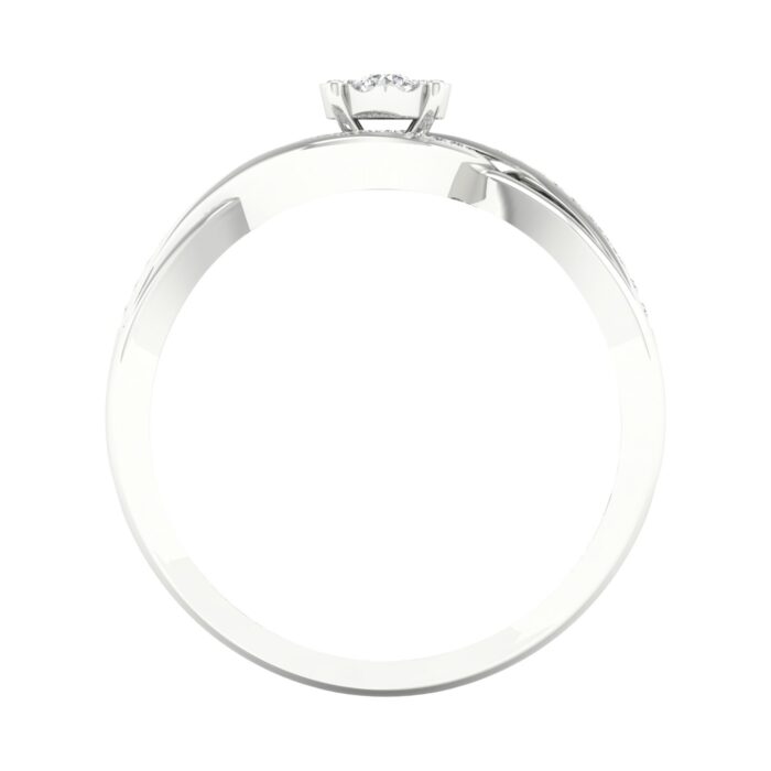 Kullast sõrmus teemantidega 0,25 ct. Kood: 3hkb, 3hb - Image 4