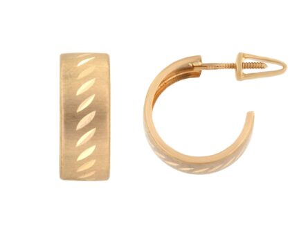 Gold earrings Code: er0139-15