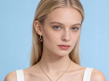 Kullast kõrvarõngad ja ripats granaadiga Komplekt: pn0151 + er0153-151