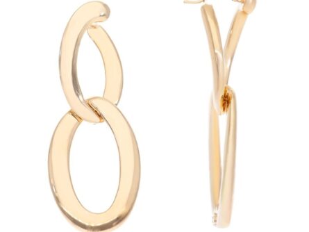 Gold earrings Code: 257240