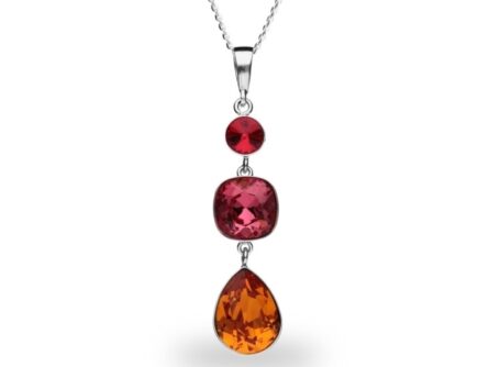 Hõbedast ripats Swarovski® kristallidega Kood: NT43201LSITG1