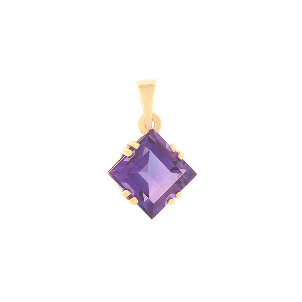 Kullast ripats ametüstiga Kood: pn0151-ametyst