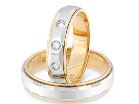 Kullast abielusõrmus teemantidega Kood: rn0111-5l-pvl-ak-3k