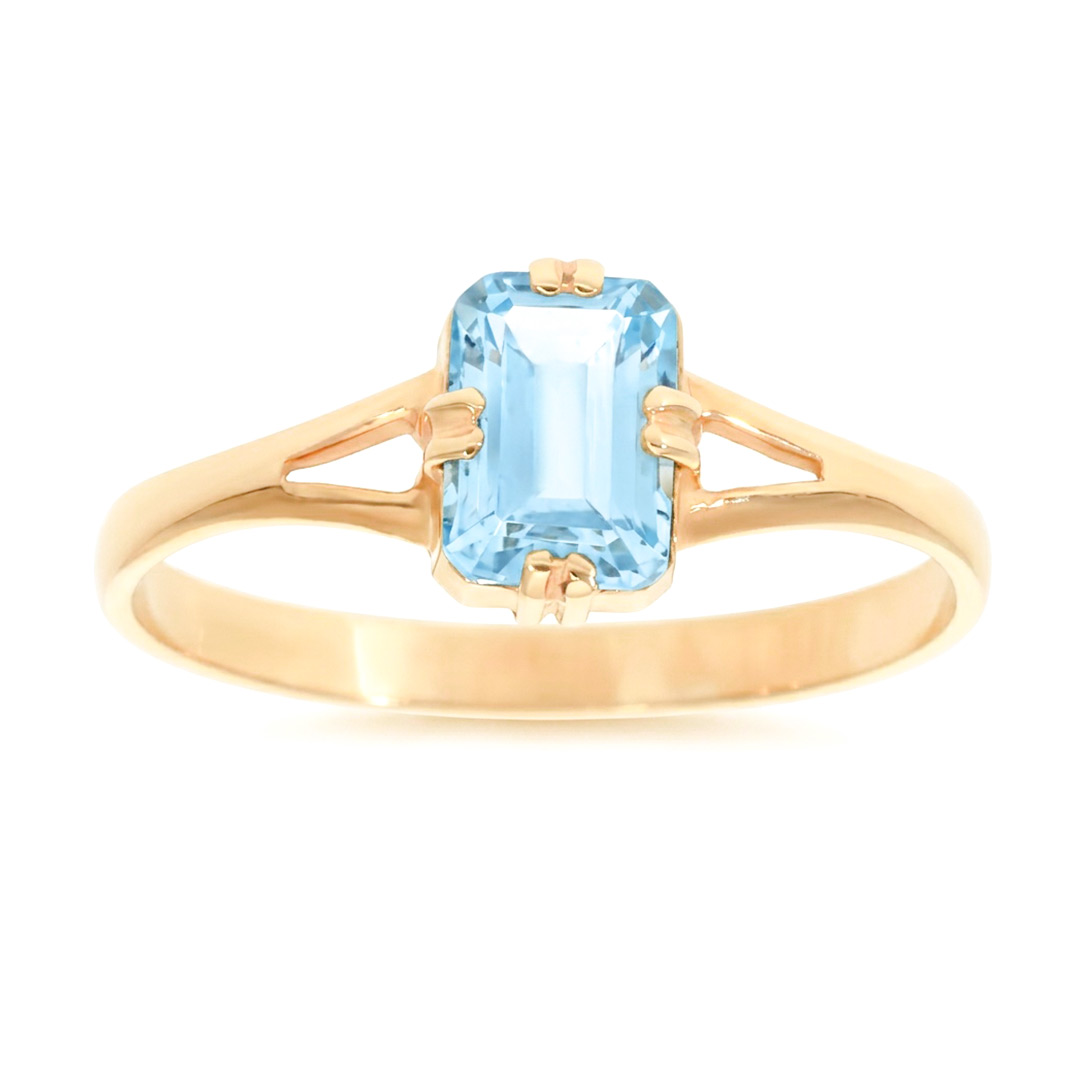 Kullast sõrmus topaasiga Kood: rn0129-topaas