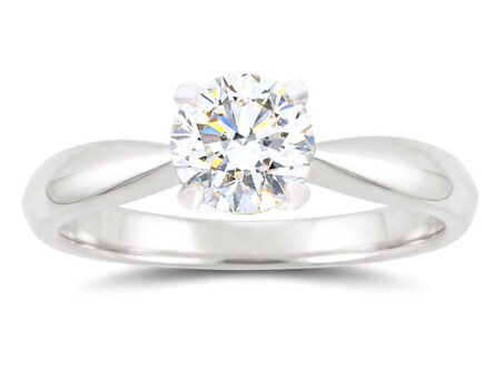 Teemantiga kihlasõrmus kullast 0,80 ct. Kood: RX3105-W-0,80