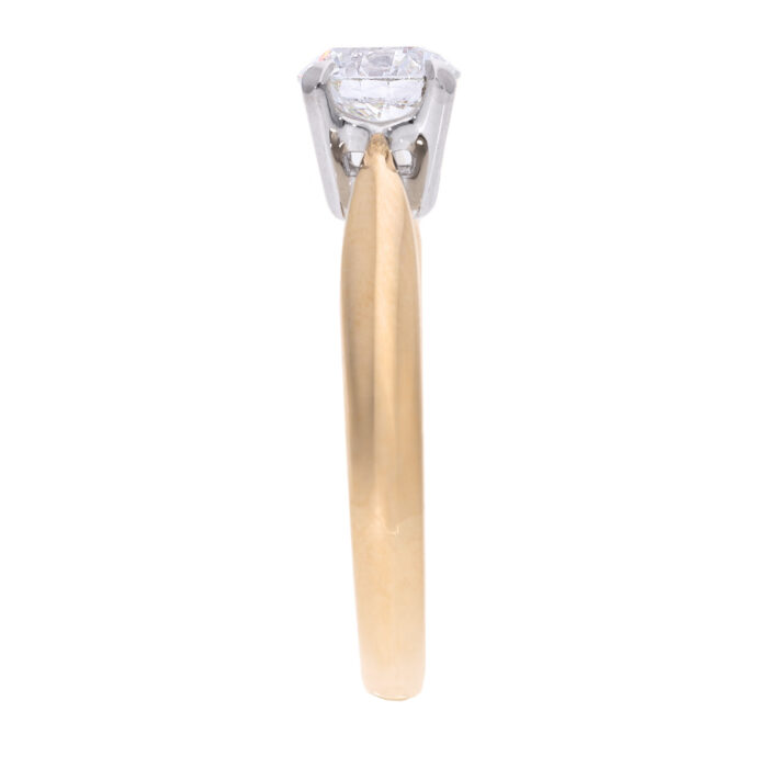 Kullast sõrmus teemantiga 0,80 ct. Kood: RX3105-Y-0,80 - Image 3