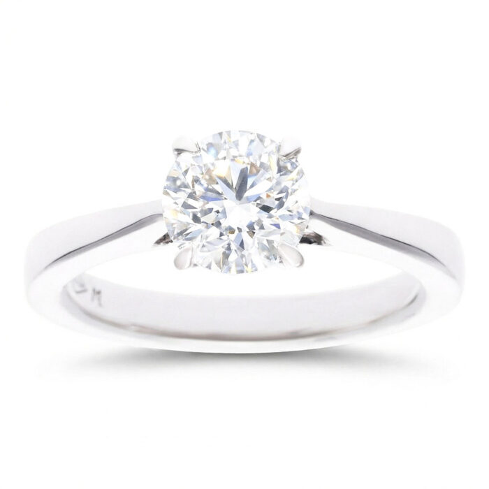 Kuldsõrmus teemantiga 1,03 ct. Kood: RX3128-w-1,0