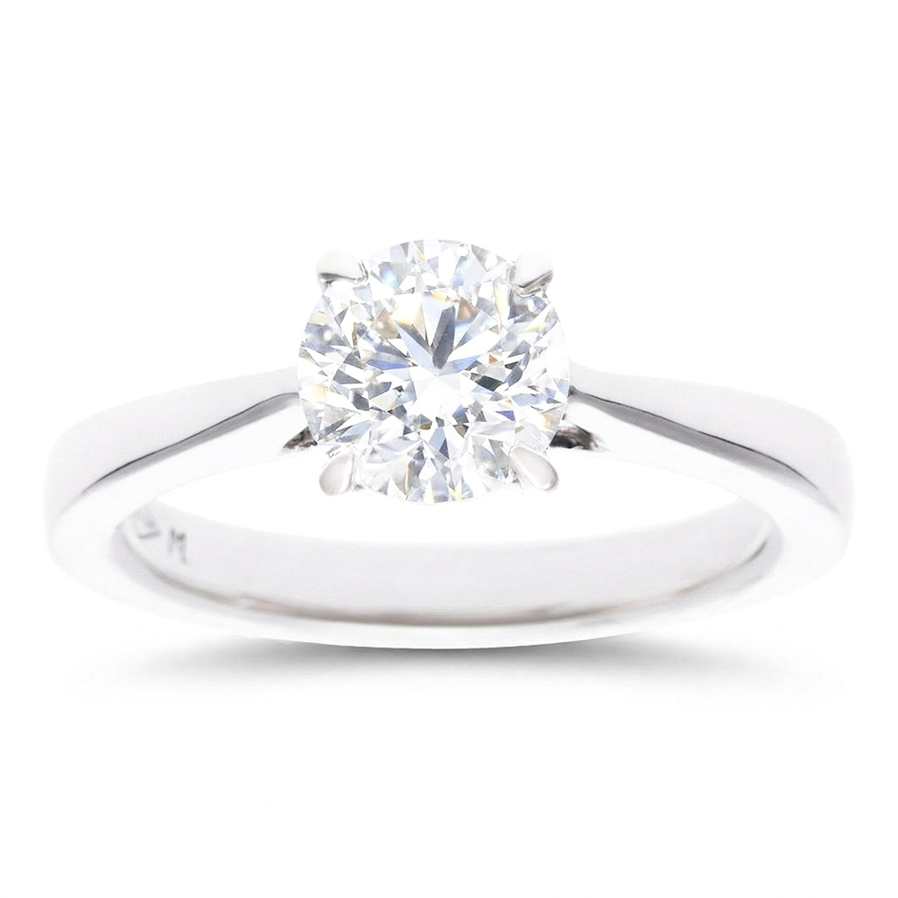 Kuldsõrmus teemantiga 1,03 ct. Kood: RX3128-w-1,0