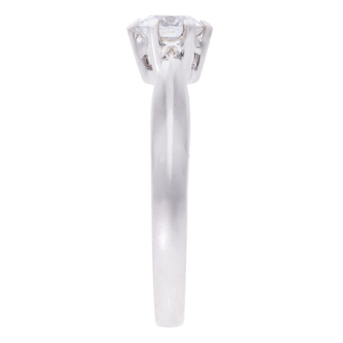 Kullast sõrmus teemantiga 0,50 ct. Kood: RX3195-W-0,50 - Image 4